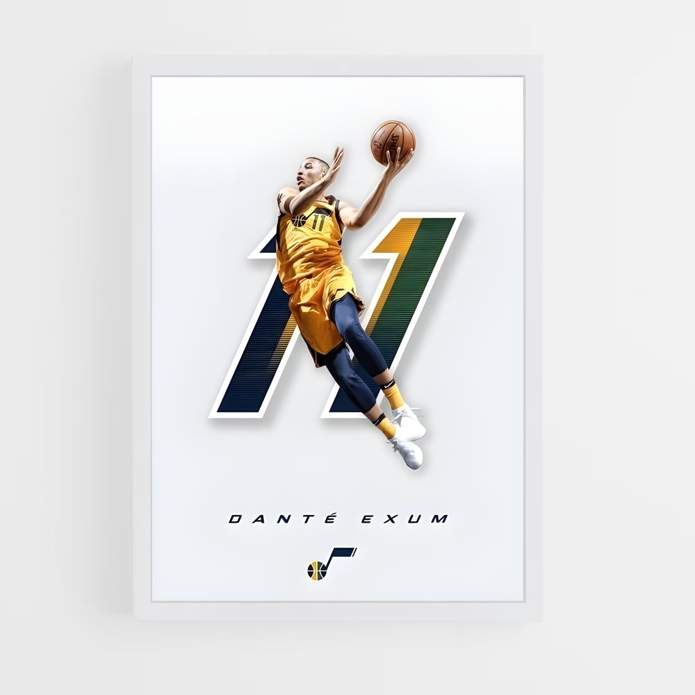 Poster Volée Dorée – affiche Basketball (vue 3)